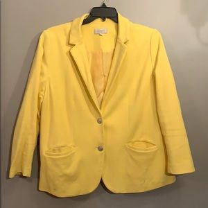 Yellow blazer